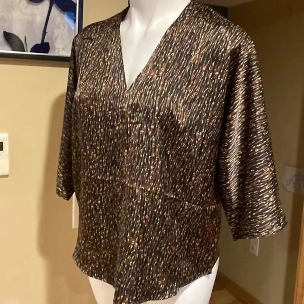 Banana Republic factory V-NECK DOLMAN TOP - Picture 4 of 7